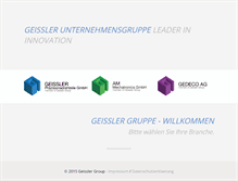 Tablet Screenshot of geissler-drehteile.de